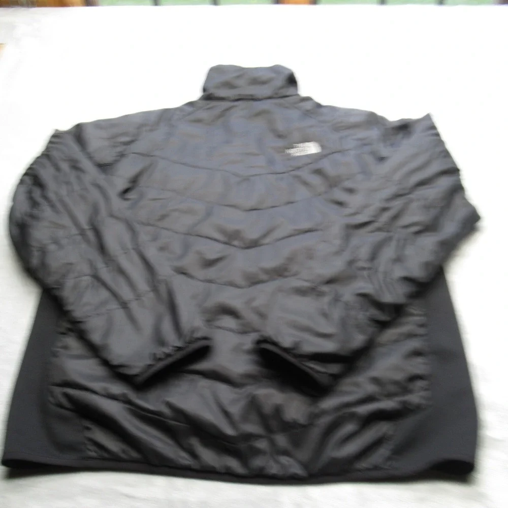 The North Face Jacket Mens XL Black Hybrid Insulated Full Zip Puffer Hiking